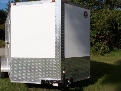 7X14 tradesman enclosed cargo motorcycle atv trailer