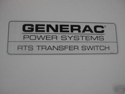 Generac 400-amp automatic transfer switch #RTSN400A3