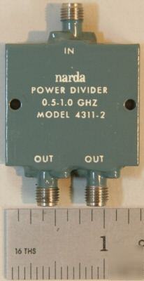 Narda 2-way power divider 0.5-1.0 ghz model 4311-2