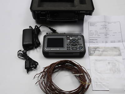 Graphtec midi logger GL200A temperature humidity tester