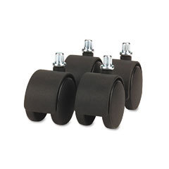 Optional snap-in swivel casters for filing/storage tote