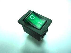 Soken rocker switch green light 6A 250V/10A 125V ac 