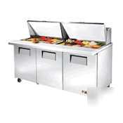 True tssu-72-30M-b-st| split top mega top food prep