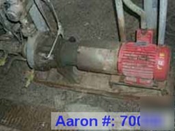 Used:worthington centrifugal pump, model D1011. size 2