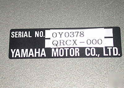 Very nice yamaha motors ac servo controller # qrcx-000