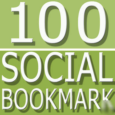 Social bookmark to 100 PR9-PR1 social bookmarking sites