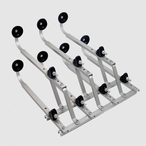 Staggered 7 bottle wall bracket optic rail home pub bar