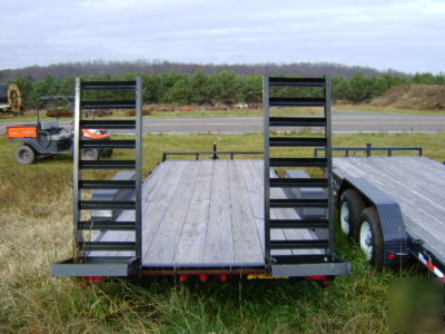 2007 pequea mp-18 skidsteer trailer