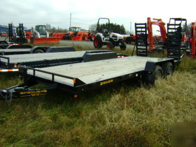 2007 pequea mp-18 skidsteer trailer