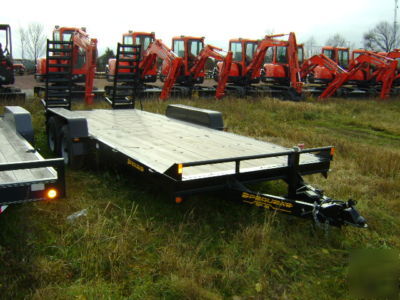 2007 pequea mp-18 skidsteer trailer