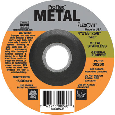 Flexovit metal grinding wheel - 4