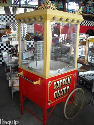 Gold medal model 3119 cotton candy machine on cart