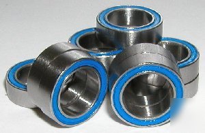 Lot 10 radial ball bearings 698-2RS 8X19X6 sealed vxb