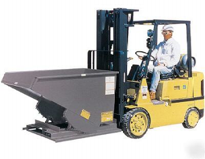 New heavy duty self dumping hopper material handling