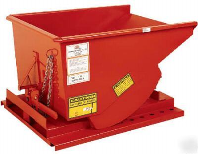 New heavy duty self dumping hopper material handling