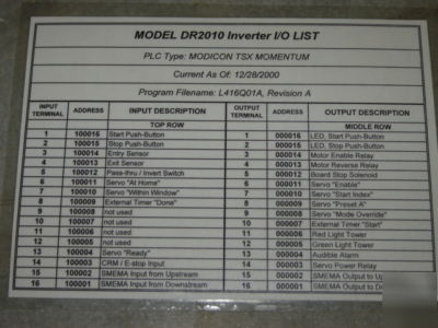 Pct automation system DR2010 pc board inverter conveyor