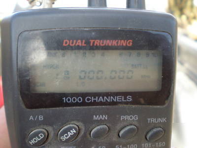 Radioshack digital trunking scanner up to 1500 mw