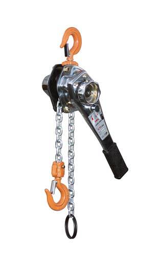 Troy pro chrome lever chain come along hoist 3/4 ton