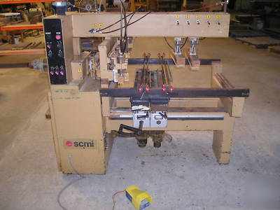 Scmi line boring machine model fma 3T---32MM centers