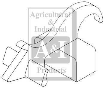 Farmall fast hitch pull arm latch 140 130 100