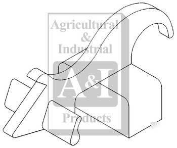 Farmall fast hitch pull arm latch 140 130 100