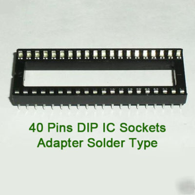 1PCS 40 pins dip ic sockets adapter solder type
