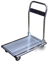 Aluminum folding handle platform truck - 600LB capacity