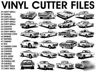 Classic car clipart cd - 63 car & truck vector images