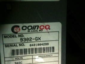 Coinco 9302-gx coin acceptor changer 24V mdb