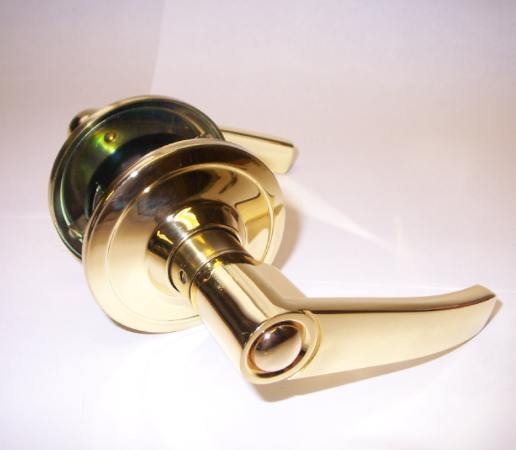 Commercial door knob passage lever brass finish 24 pcs.