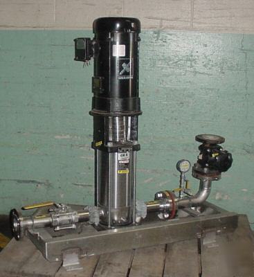 Grundfos vertical inline centrifugal pump CRN8-80