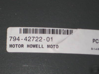 Howell 60 hp electric motor 1775 rpm