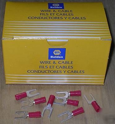 Lot (5) 50 pc boxes napa 22-18 spade terminals #725299