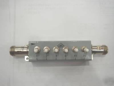 N female to n female 0-3GHZ 0-42DB trimmer attenuator