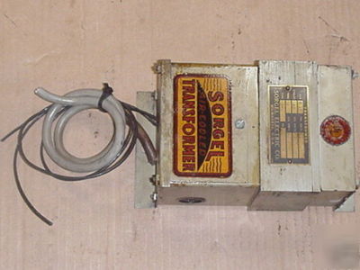 0.25 kva sorgel transformer #s-u 240/480 120/240 volts