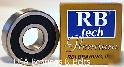 (10) 6004-2RS premium bearings 20X42, 6004RS/C3, ABEC3+