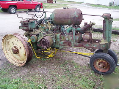 1952 52 john deere jd model g lp gas tractor
