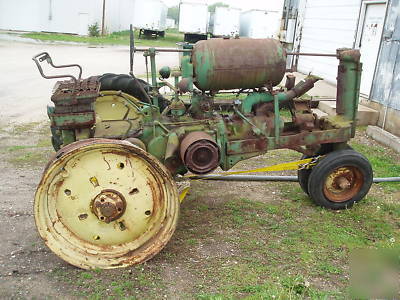 1952 52 john deere jd model g lp gas tractor