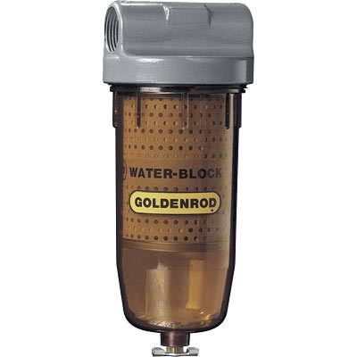 Goldenrod water-block fuel filter 3/4