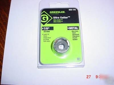 Greenlee ultra cutter 925-7/8 hole saw high speed steel