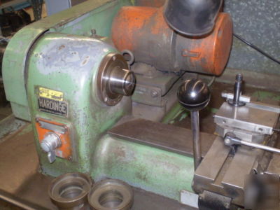 Hardinge speed lathe model hsl-59