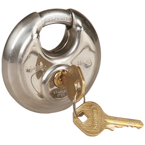 Master 40DPF stainless steel round padlock
