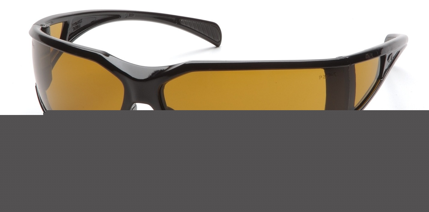 New pyramex SB5133DT amber lens exeter shooters glasses