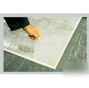 New walk-n-clean white disposable mat - 31-1/2IN