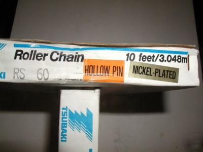 Tsubaki roller chain nickel plated id#rs-60NP ( )
