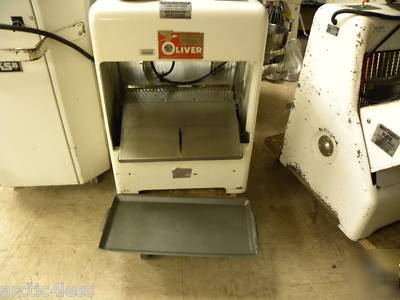 Used oliver bread slicer table counter top