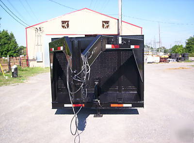 New 7'X14' x 3' gooseneck or 5TH wheel dump trailer,