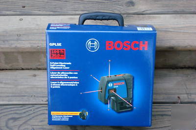 New bosch GPL5E 5-point self-leveling alignment laser
