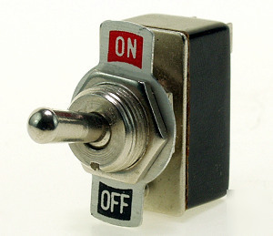 New spst on/off panel mount toggle switch 125V 4A
