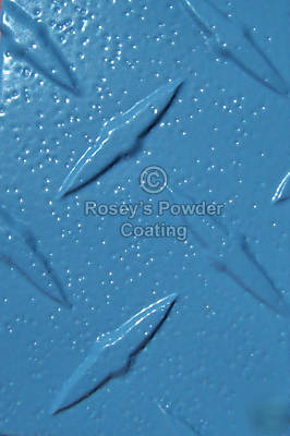 Pastel blue river hammertone 1 lb powder coating paint